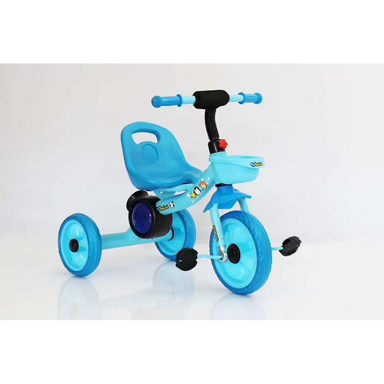 Components of a typical kids tricycle