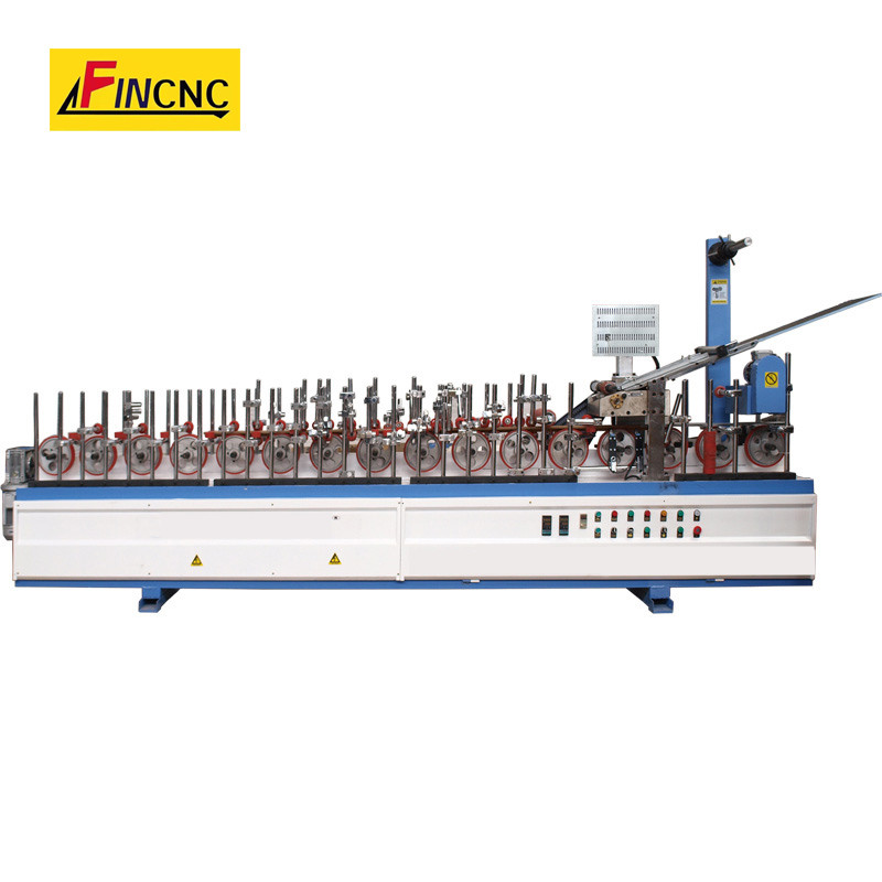 Aspects of a profile wrapping laminate machine