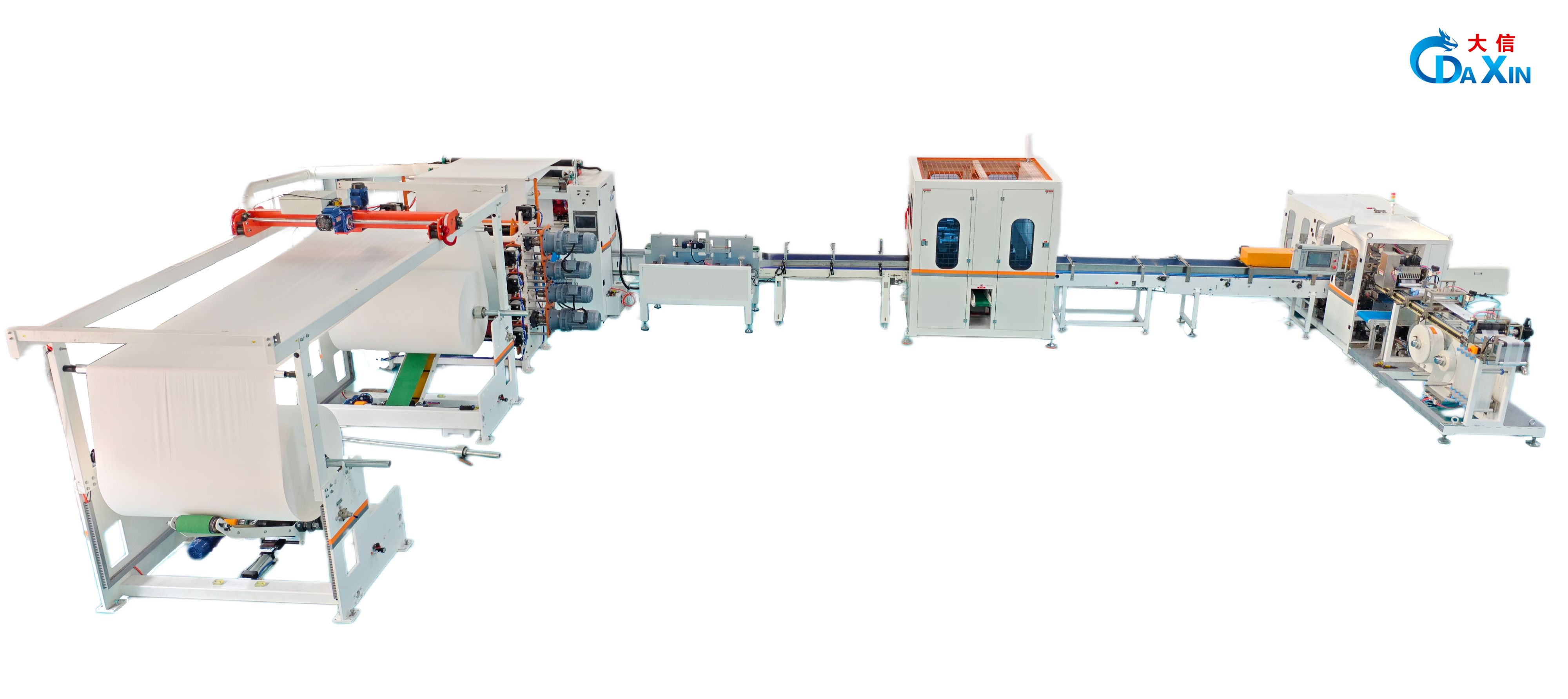 China Bottom Pull Facial Tissue Machine Advantages for High Speed Production